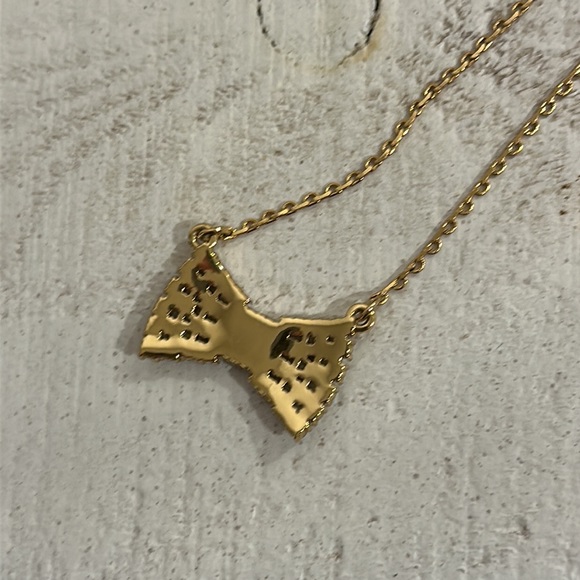 ♠️Kate Spade ♠️ Gold Tone Rhinestone Necklace - Picture 6 of 6